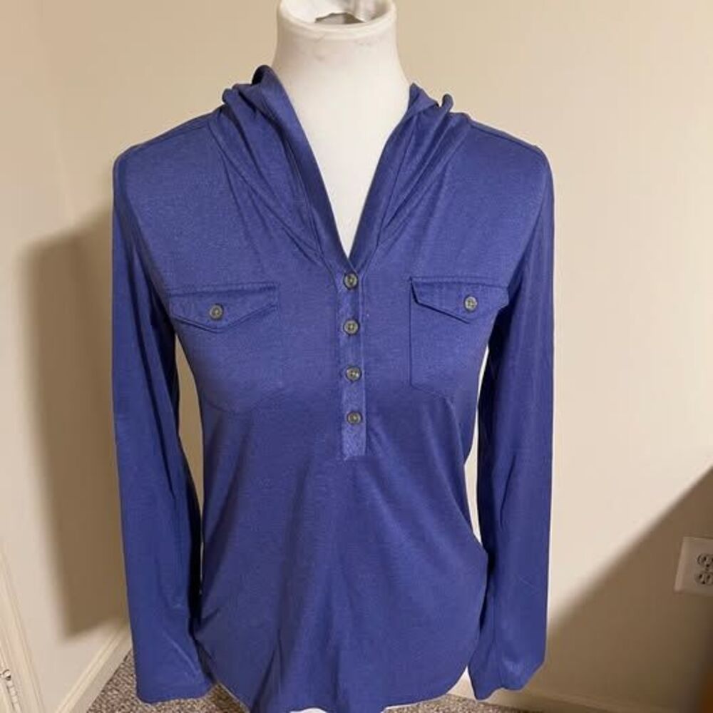 Marmot Purple Hooded Long Sleeve Top - S/P